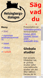 Mobile Screenshot of helsingborgsdialogen.se